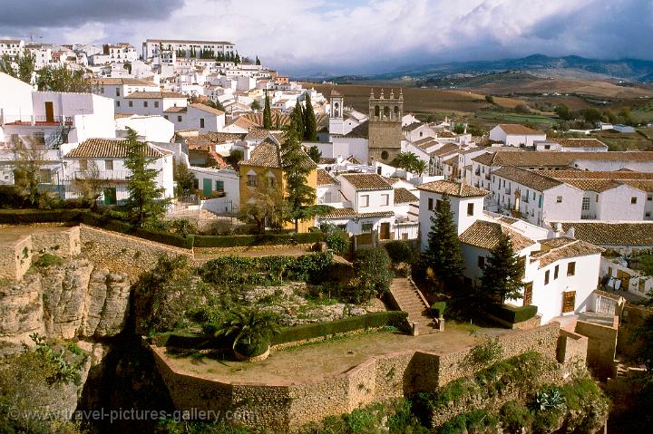 the hilltop town of Ronda