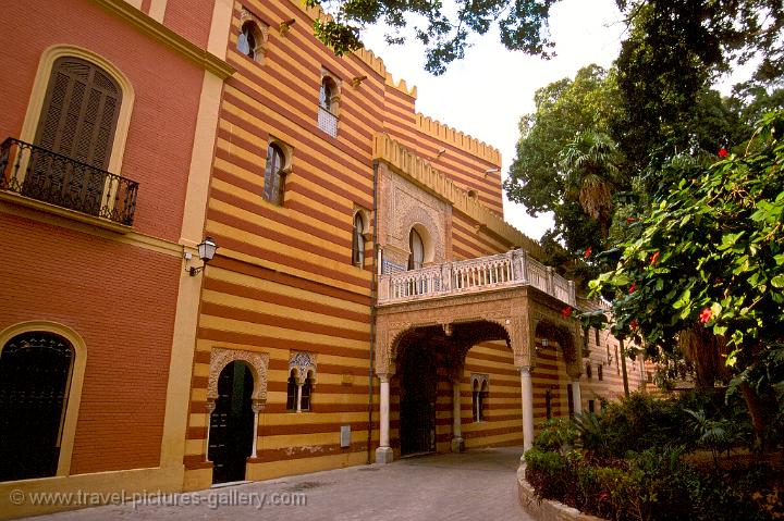 Mudejar (moorish style) Palacio de Orleans y Borbon, Sanlucar de Barrameda