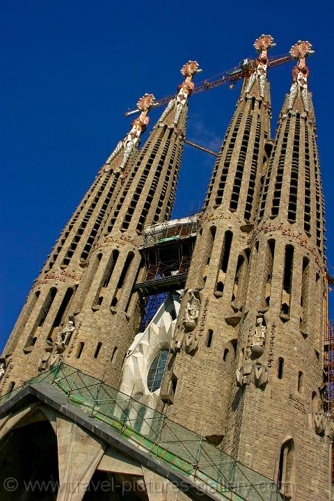 spires of the Sagrada Familia