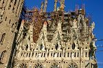 work on the Sagrada Famila continues (Gaudi)