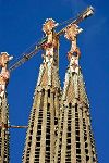 the Sagrada Famila, still under construction