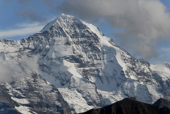 the Monch, Mönch (4099m/13448ft), Bernese Oberland