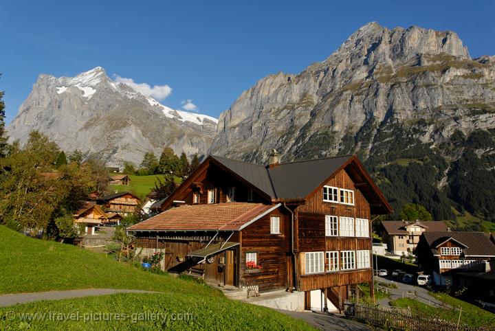 alpine farmhouse, Grindelwald, Bernese Oberland