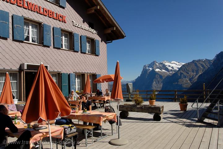 restaurant terasse, Kleine Scheidegg