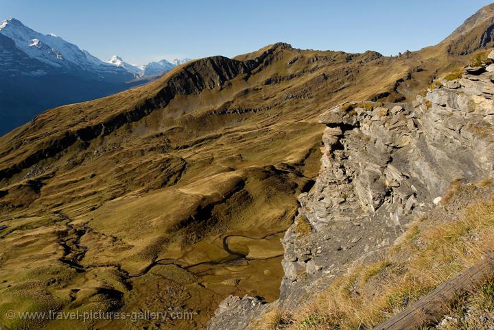 scenery on the Grindelwald to Schynige Platte walk