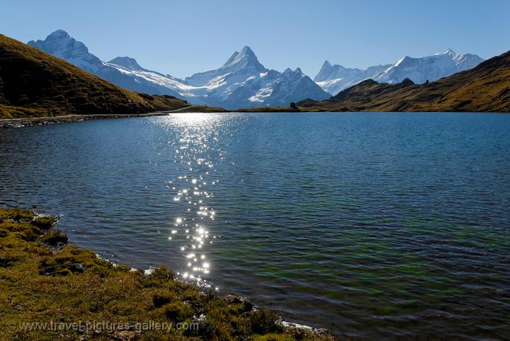 Bachalpsee, a small lake on the Grindelwald to Schynige Platte walk