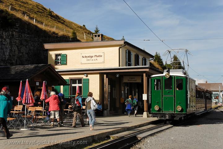 the Schynige Platte train