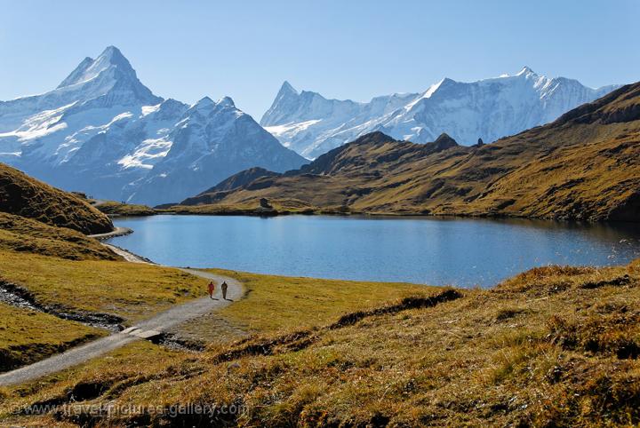 Bachalpsee, a small lake on the Grindelwald to Schynige Platte walk