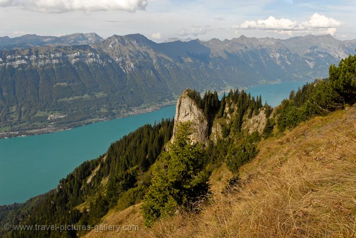 the Brienzer See (Lake) from above