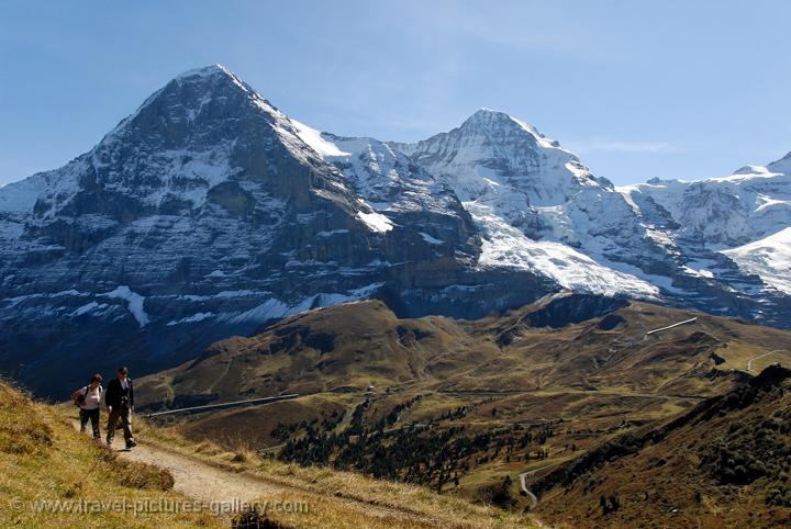 Eiger and Monch, Kleine Scheidegg