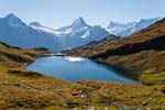 Bachalpsee, a small lake on the Grindelwald to Schynige Platte walk