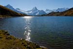 Bachalpsee, a small lake on the Grindelwald to Schynige Platte walk