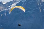 parasailing, (paragliding) in magnificent scenery