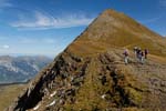 trekkers on the Grindelwald to Schynige Platte walk