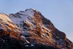 late sun on the Eiger north face