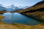 Bachalpsee, a small lake on the Grindelwald to Schynige Platte walk