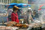 Irkutsk, fish on the market, Lake Baikal