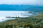 harbour on the southern tip of icy Lake Baikal