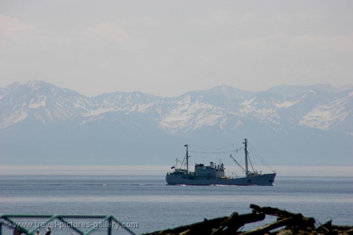 Irkutsk, ship on Lake Baikal