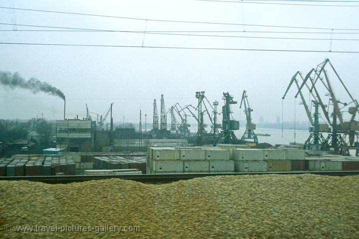 industry along the Yenisey River