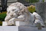 Pictures of Ukraine - Yalta, Alupinsky Palace, sleeping lion statue
