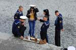 Yalta, waterfront picnick, sailors and their freinds