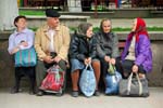 local people in the town of Chernivtsi (Chernovtsy)