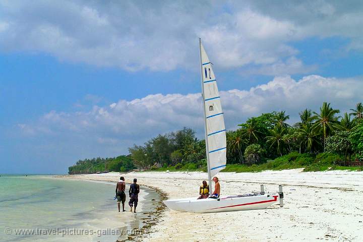 at Nyali Beach