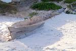 old fishing boat, Nyali Beach