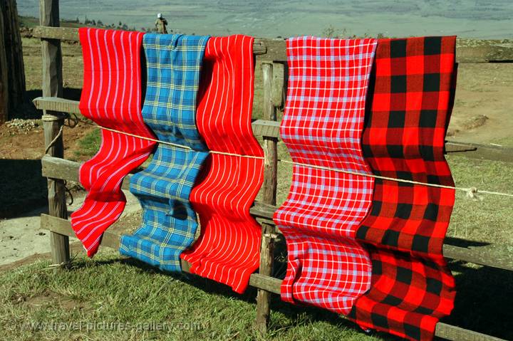 traditional Masai textiles, Rift valley