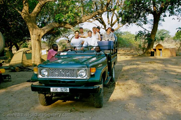 game drive at South Luangwa, Zambia