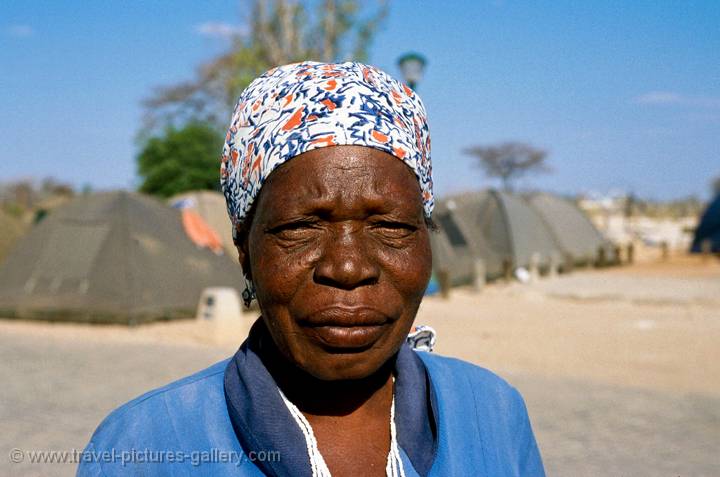 local lady at Etosha