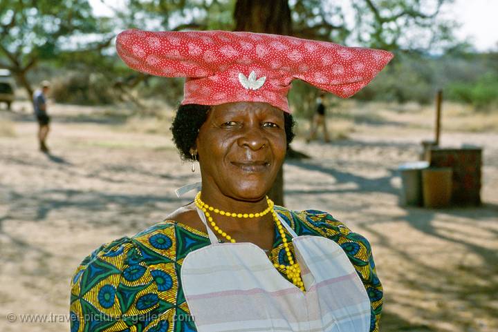 a Herero lady at the Waterberg Plateau