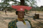 a Herero lady at the Waterberg Plateau