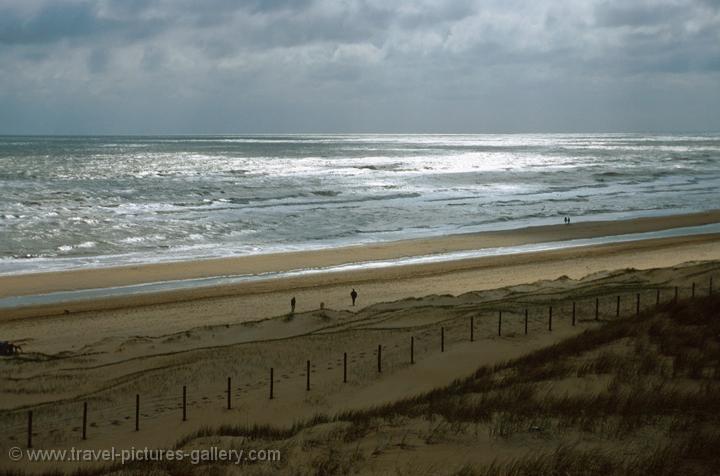 the beach near Zandvoort, Noord Holland, Noordzee (Northsea)