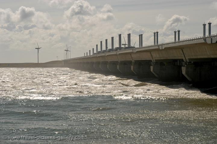 Storm surge barrier, Neeltje Jans, Delta Works, Zeeland