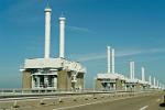 Storm surge barrier, Neeltje Jans, Delta Works, Zeeland