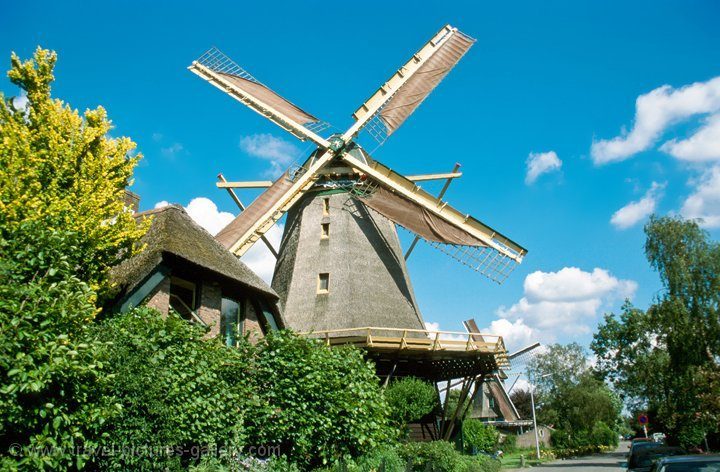 windmill 'de Eendracht' in Weesp, Noord Holland