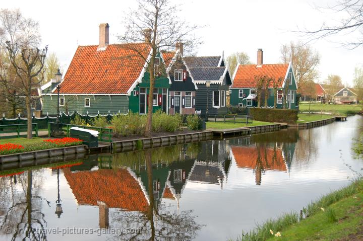 the Zaansche Schans, traditional farms and houses, Noord Holland