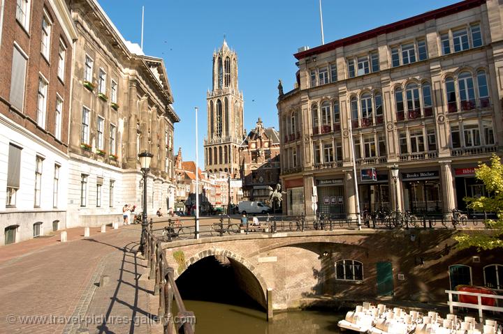 Oude Gracht (Old Canal) and Dom Tower, Utrecht