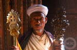 Ethiopia - temple priest holding the Lalibela Cross