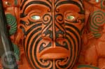 New Zealand - Maori sculpture at Waitangi, Bay of Islands