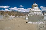 India - Ladakh - Stupas at Shey