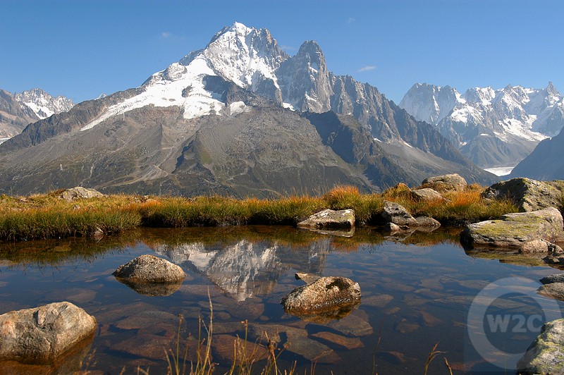 France, Aiguille Verte, Les Drus, Mont Blanc Massif, Chamonix