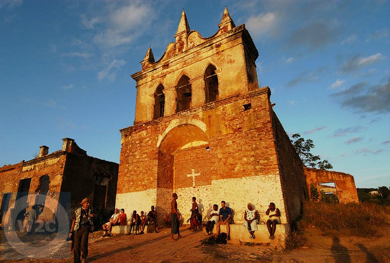 sunset at the Ermita de Nuestra Senora de la Candelaria, Trinidad