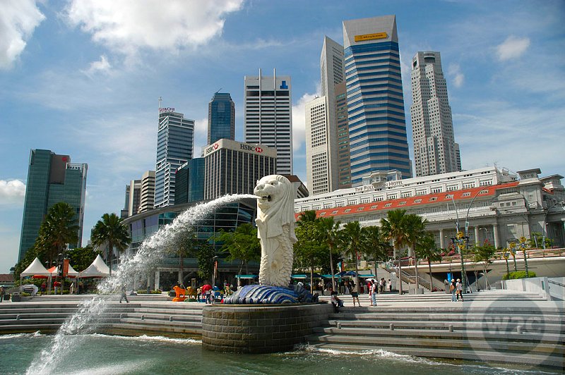 Singapore, the Merlion