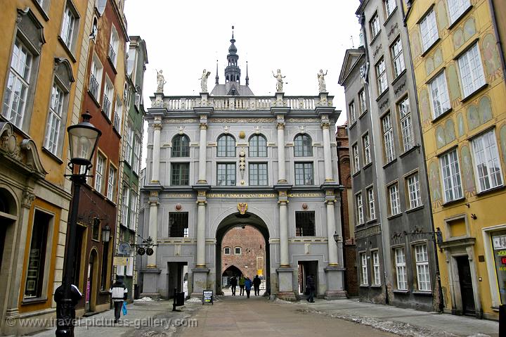 the Golden Gate on Dluga Street