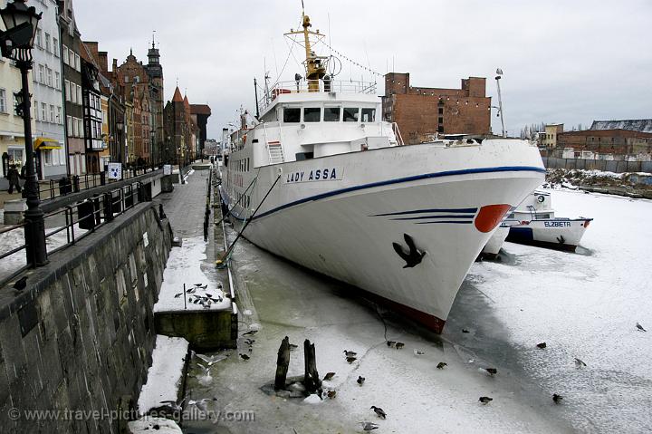 boat on the Motlawa River Quay