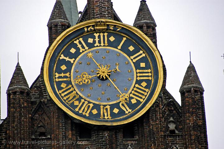 the clock of St Mary's Church