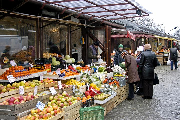 fruit market stall